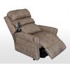 BI-MOTOR LIFT ARMCHAIR AND MASSAGE ORIOR BROWN MICROFIBER