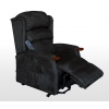 LIFT CHAIR 2 MOTORS AND MASSAGE BLACK SPLENDOR