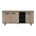 SIDEBOARD 3 DOORS EBONY