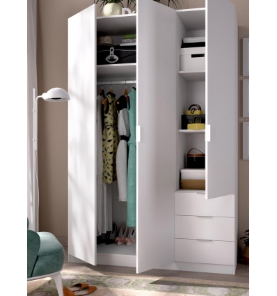 WARDROBE 3 DOORS AND 3 DRAWERS NINE