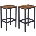 SET OF STOOLS FOR BAR TABLE VASAGLE 