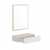 ENTRYWAY FURNITURE WITH DRAWER AND MIRROR ARON