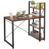 DESK WITH SHELF VINTAGE STYLE VASAGLE