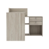 CORNER DESK WITH 2 DRAWERS KLEO