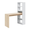 DESK WITH SHELF INDRA BICOLOR