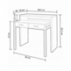 EXTENDABLE DESK CONSOLE NERIDA