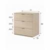 3 DRAWER CHEST ABRIL