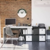 REVERSIBLE OFFICE DESK PEBLES