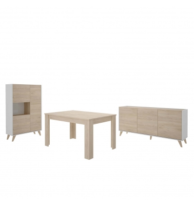 CONJUNTO SALÓN COMEDOR 3 PIEZAS SENSO