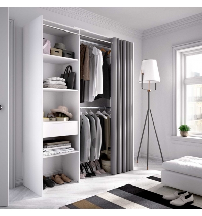 DRESSING ROOM WITH DRAWER AND CURTAIN ISTAR