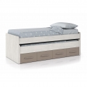 DOUBLE BED WITH LOWER DRAWERS DELMOS