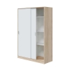 White / oak wardrobe