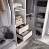 Wardrobe with drawers