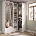 OPEN CORNER WARDROBE WITH SHOE CABINET ARGOS