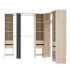 Open dressing wardrobe