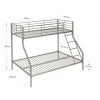 Metal bunk bed