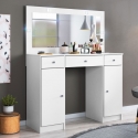 VANITY WITH DRAWERS AND CABINET CLARISE