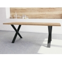 RECTANGULAR INDUSTRIAL STYLE TABLE CLAXON