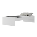 WHITE SINGLE BED TOPACIO