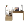 Desk with shelves