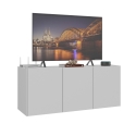 3-DOOR WHITE TV UNIT ARIA